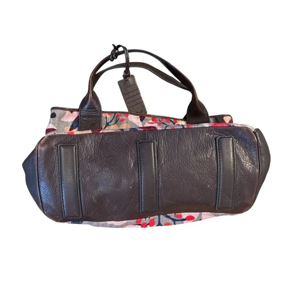 Cherry Blossom‎ Emerson Canvas and Leather Fossil Hobo Handbag No Strap